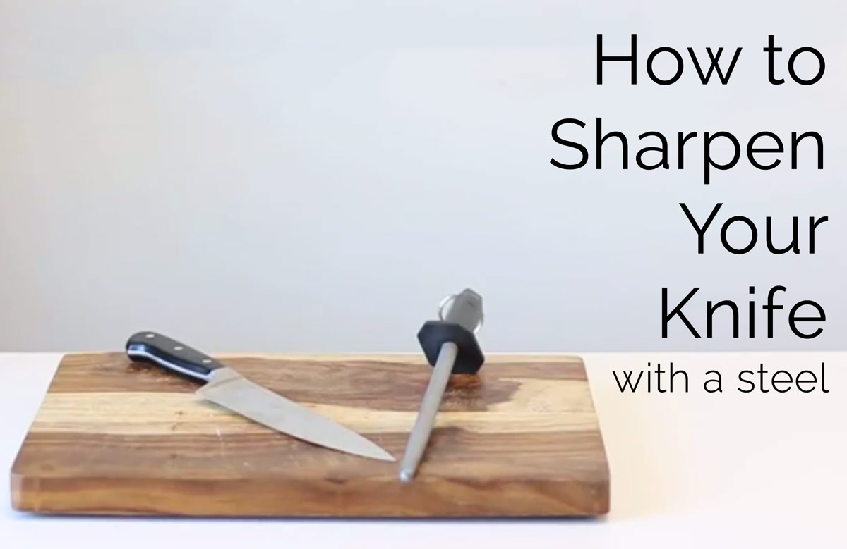 How to sharpen kitchen knives properly