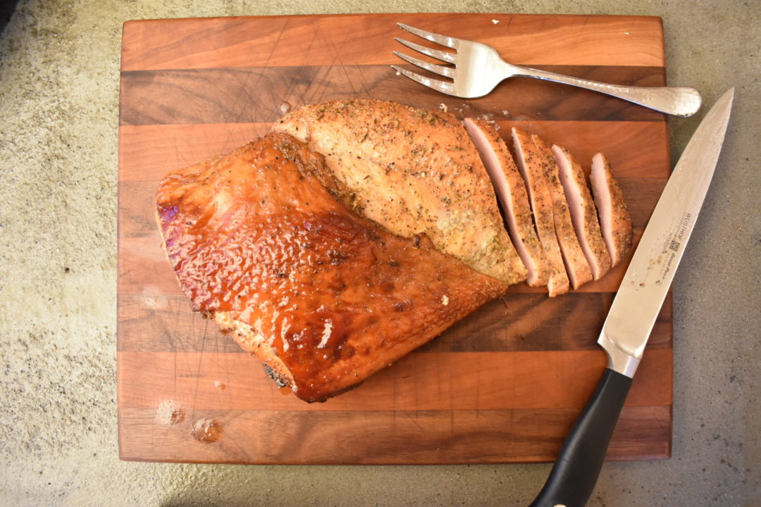 Cider-Brined Smoked Turkey Breast Meal for 4, Commack