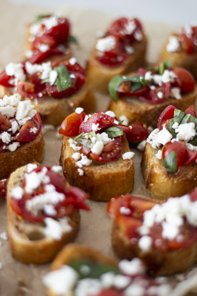 Tomato & Feta Bruschetta — Orson Gygi Blog