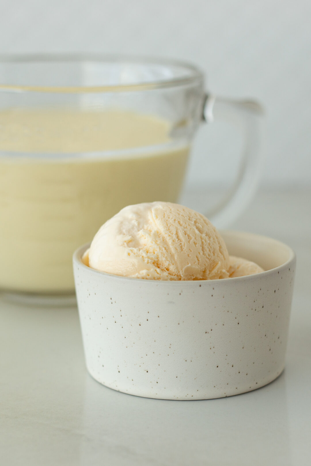 homemade vanilla ice cream